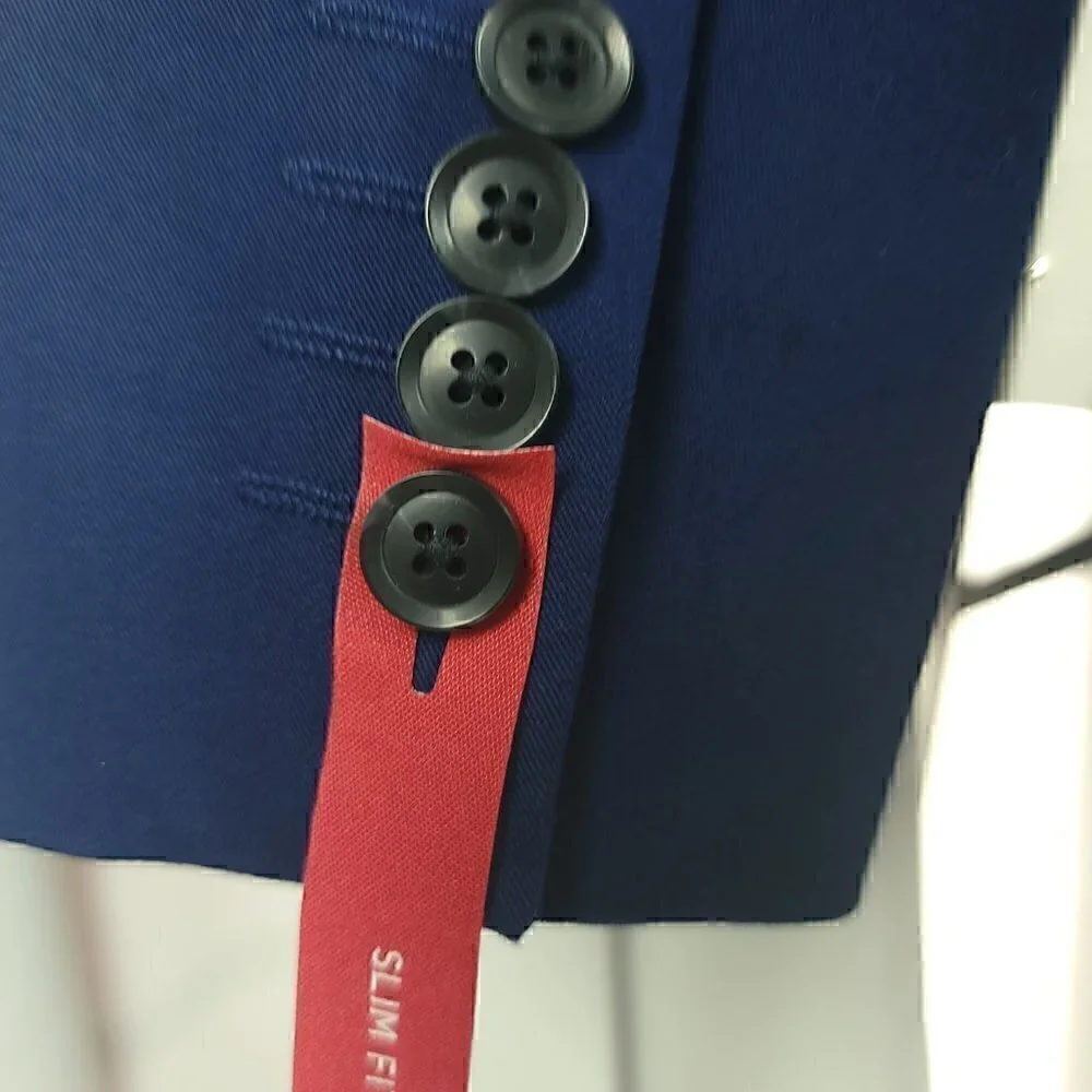 J. Ferrar 360 Degree Stretch Navy Blue Suit Jacket Size XL (46/48) Reg (NWT) - Picture 6 of 10